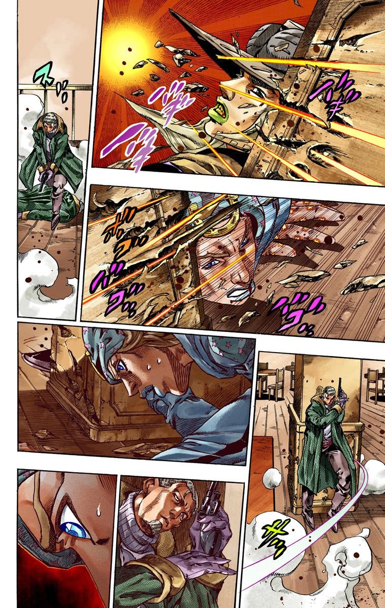Read JoJo_s Bizarre Adventure Part 7 Steel Ball Run Official Colored FR Manga Online