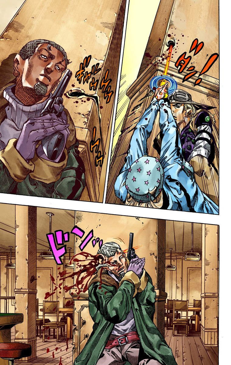 Read JoJo_s Bizarre Adventure Part 7 Steel Ball Run Official Colored FR Manga Online