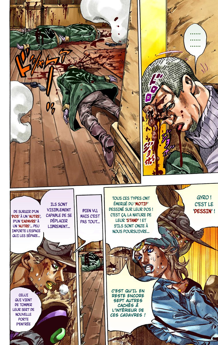 Read JoJo_s Bizarre Adventure Part 7 Steel Ball Run Official Colored FR Manga Online