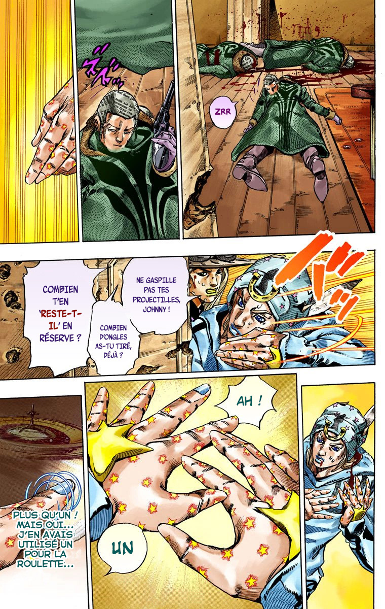 Read JoJo_s Bizarre Adventure Part 7 Steel Ball Run Official Colored FR Manga Online