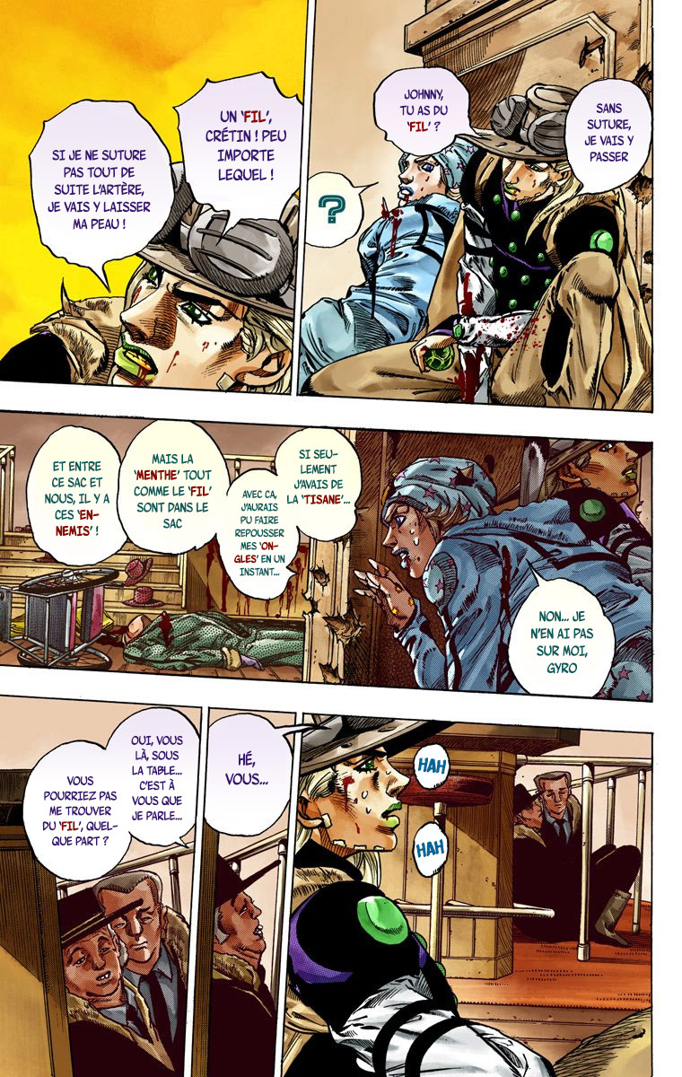 Read JoJo_s Bizarre Adventure Part 7 Steel Ball Run Official Colored FR Manga Online