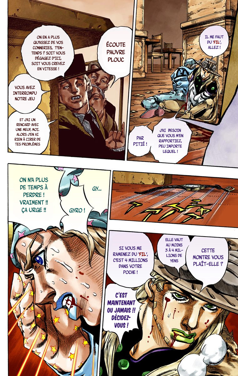 Read JoJo_s Bizarre Adventure Part 7 Steel Ball Run Official Colored FR Manga Online