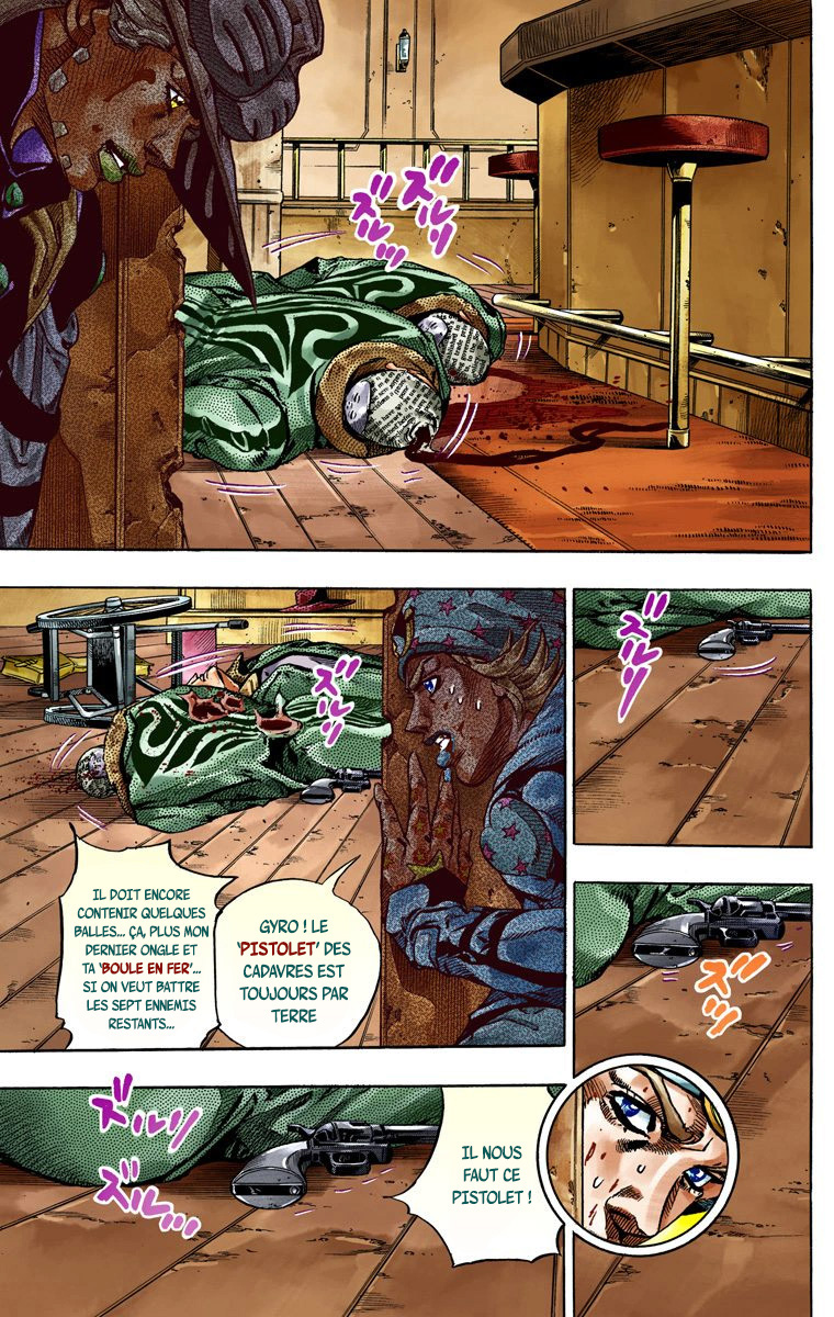 Read JoJo_s Bizarre Adventure Part 7 Steel Ball Run Official Colored FR Manga Online