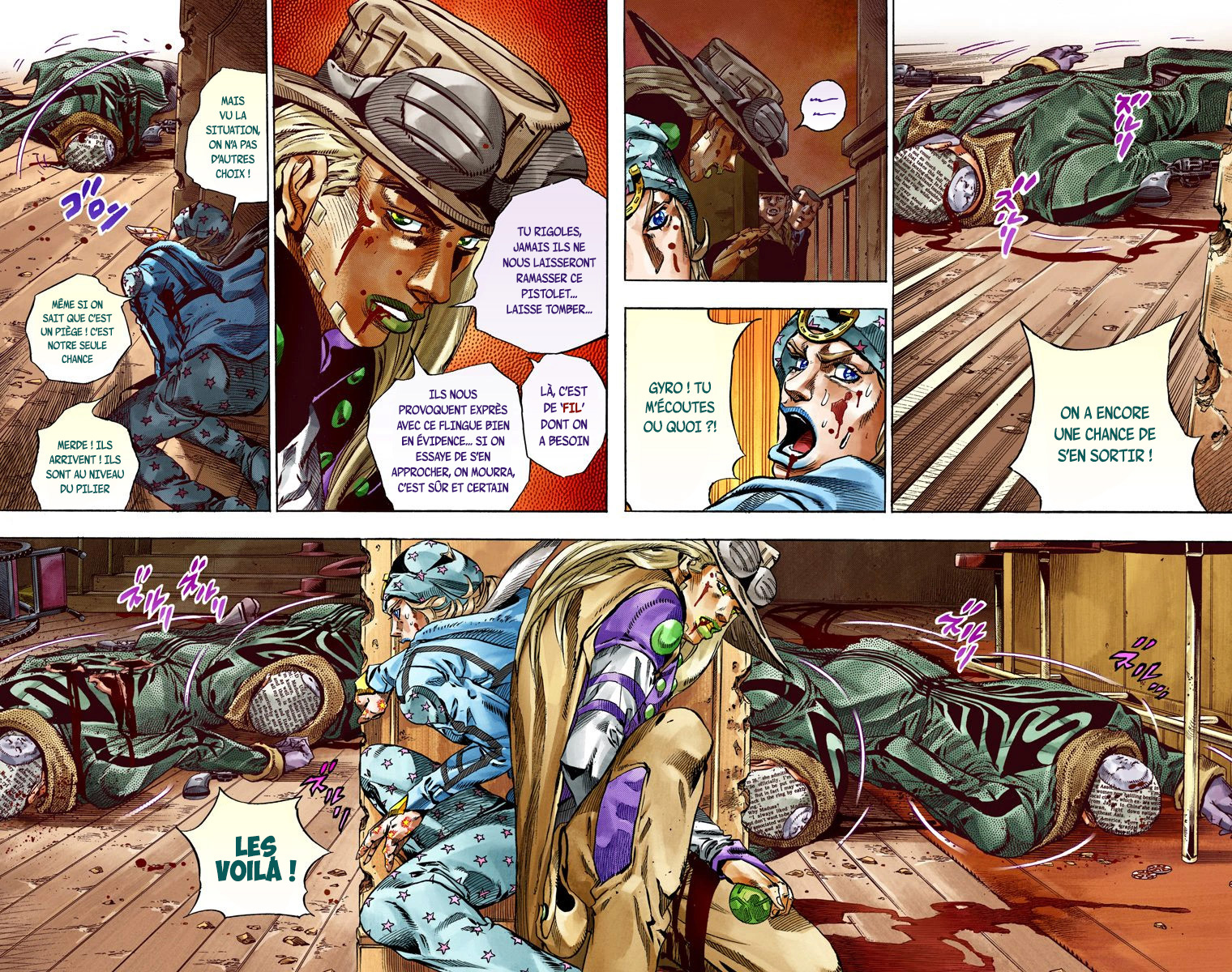 Read JoJo_s Bizarre Adventure Part 7 Steel Ball Run Official Colored FR Manga Online
