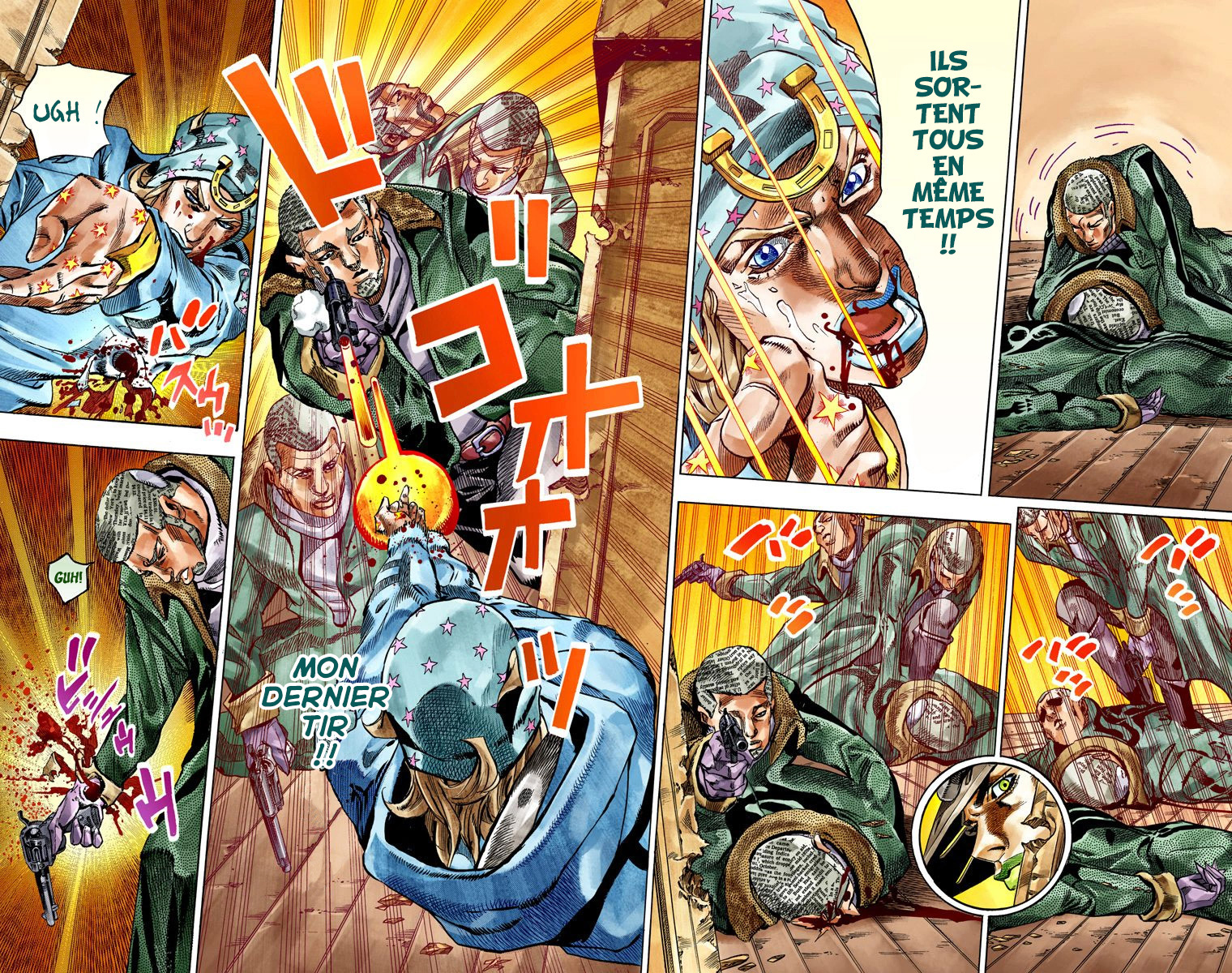 Read JoJo_s Bizarre Adventure Part 7 Steel Ball Run Official Colored FR Manga Online