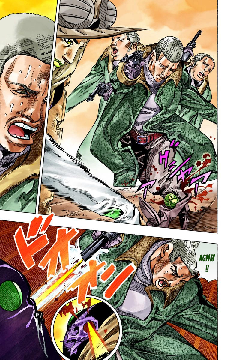 Read JoJo_s Bizarre Adventure Part 7 Steel Ball Run Official Colored FR Manga Online