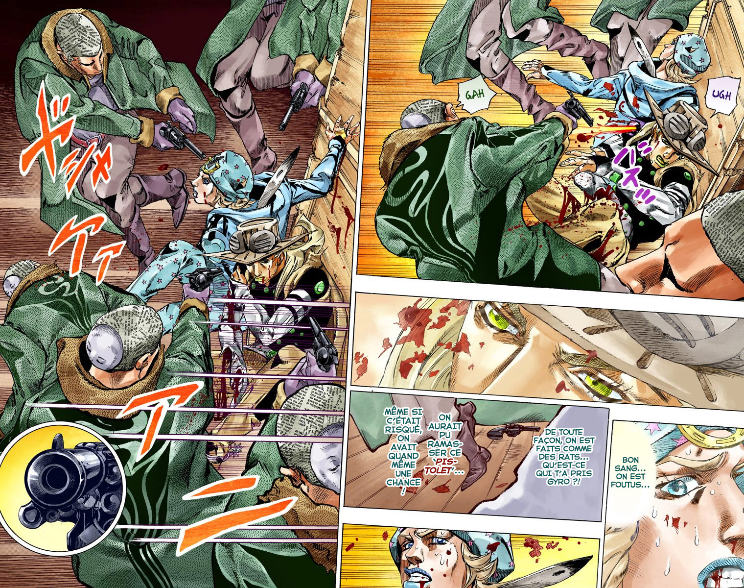 Read JoJo_s Bizarre Adventure Part 7 Steel Ball Run Official Colored FR Manga Online