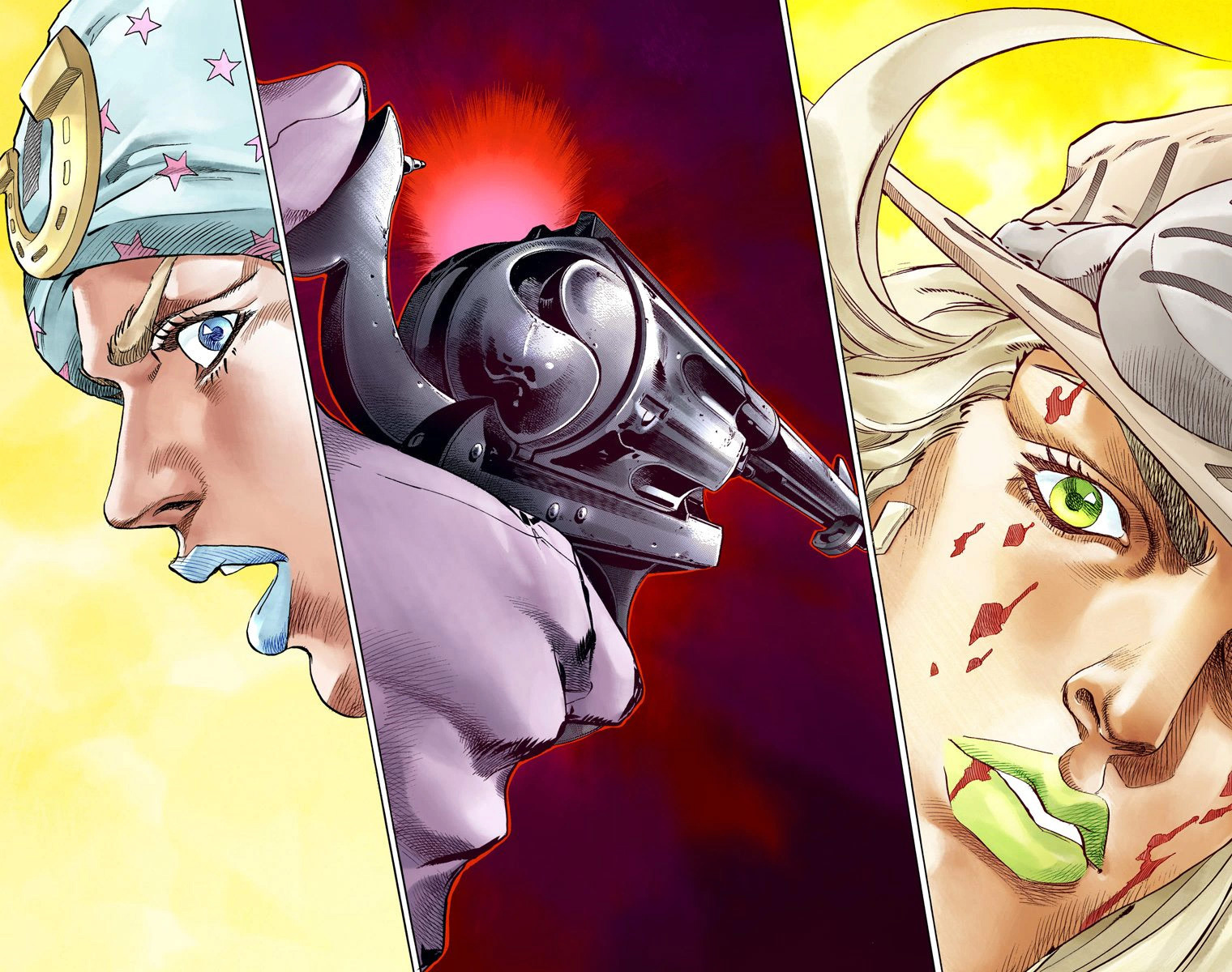 Read JoJo_s Bizarre Adventure Part 7 Steel Ball Run Official Colored FR Manga Online