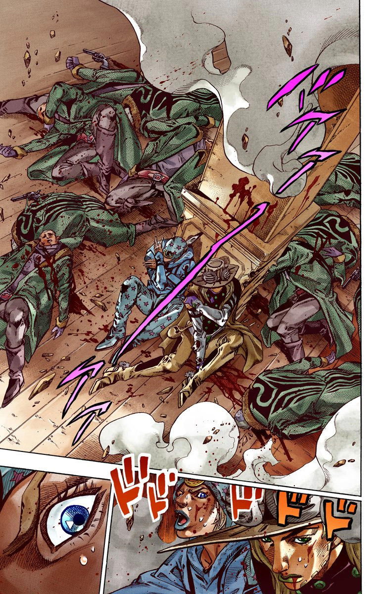 Read JoJo_s Bizarre Adventure Part 7 Steel Ball Run Official Colored FR Manga Online