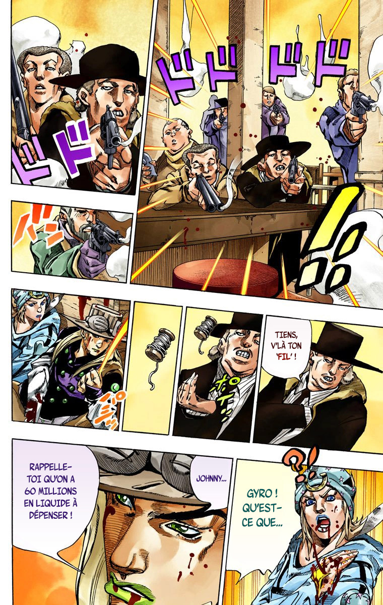 Read JoJo_s Bizarre Adventure Part 7 Steel Ball Run Official Colored FR Manga Online