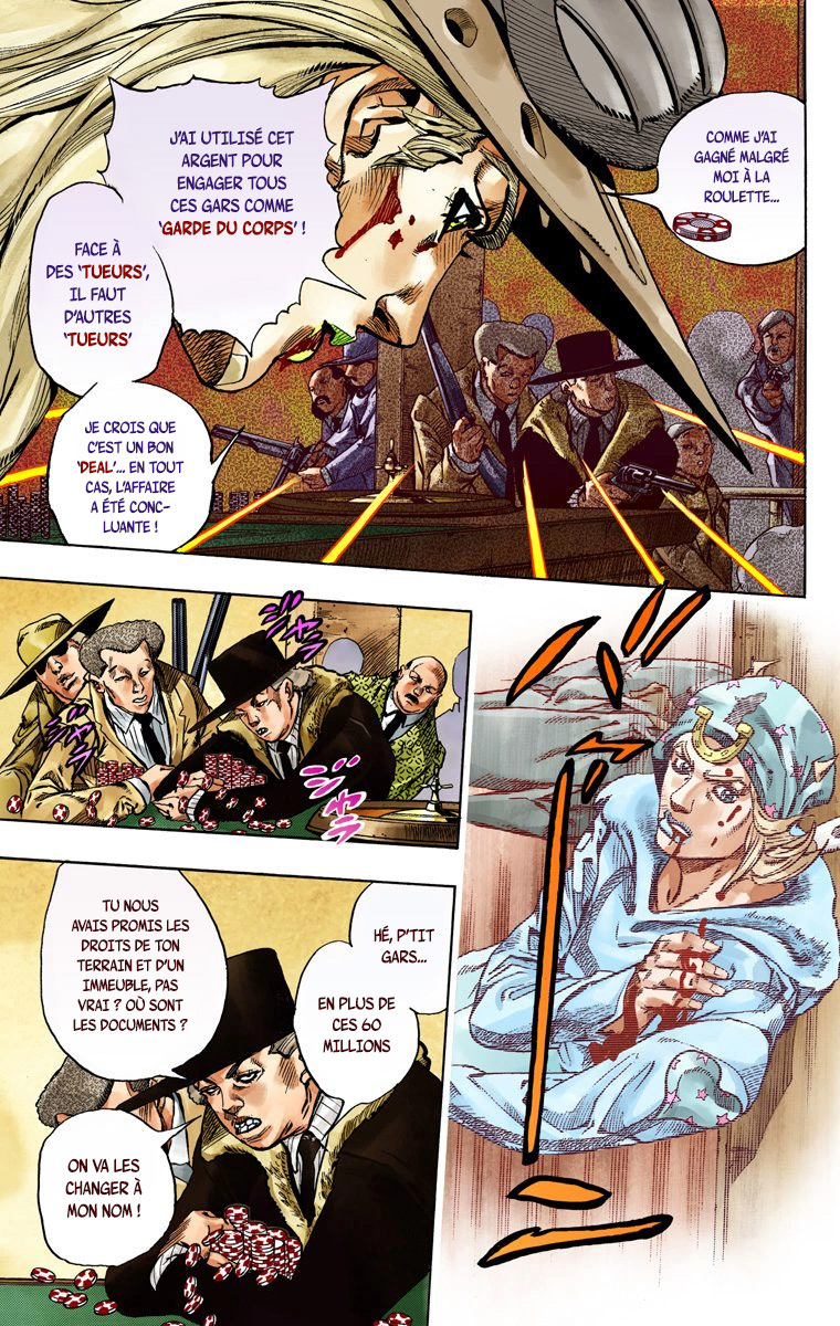Read JoJo_s Bizarre Adventure Part 7 Steel Ball Run Official Colored FR Manga Online