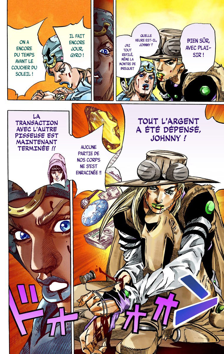 Read JoJo_s Bizarre Adventure Part 7 Steel Ball Run Official Colored FR Manga Online