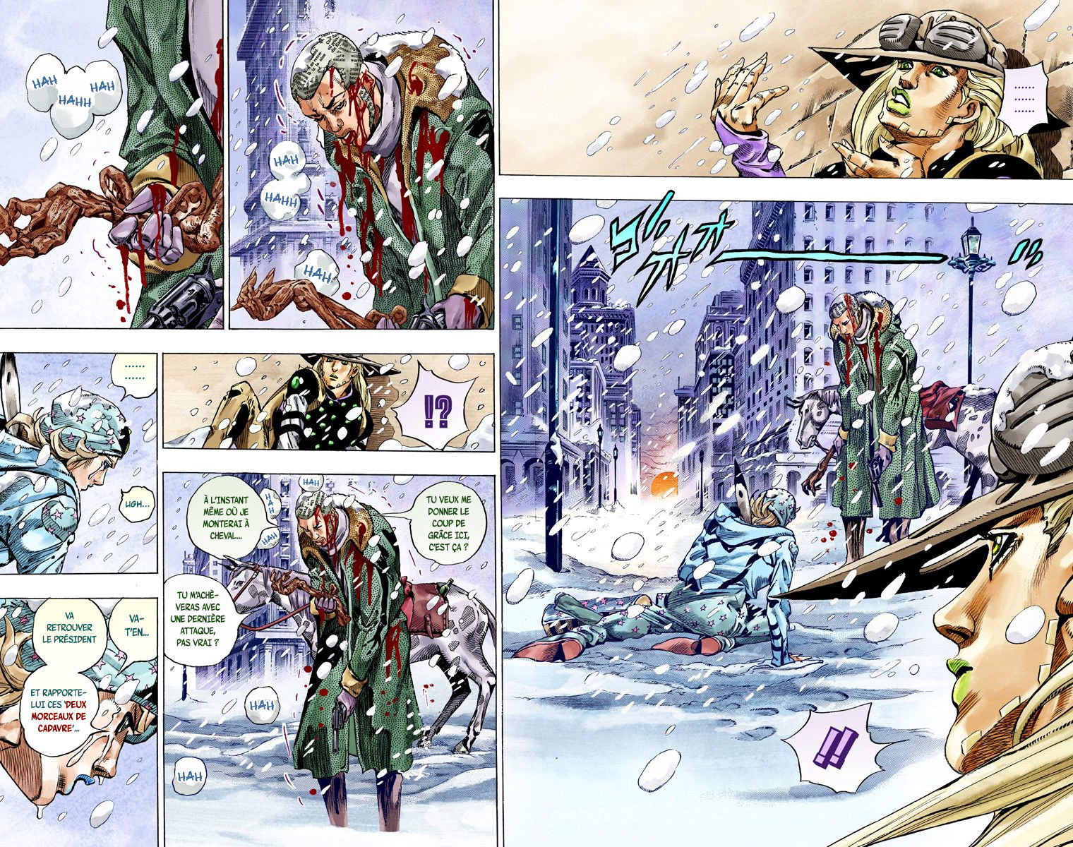 Read JoJo_s Bizarre Adventure Part 7 Steel Ball Run Official Colored FR Manga Online