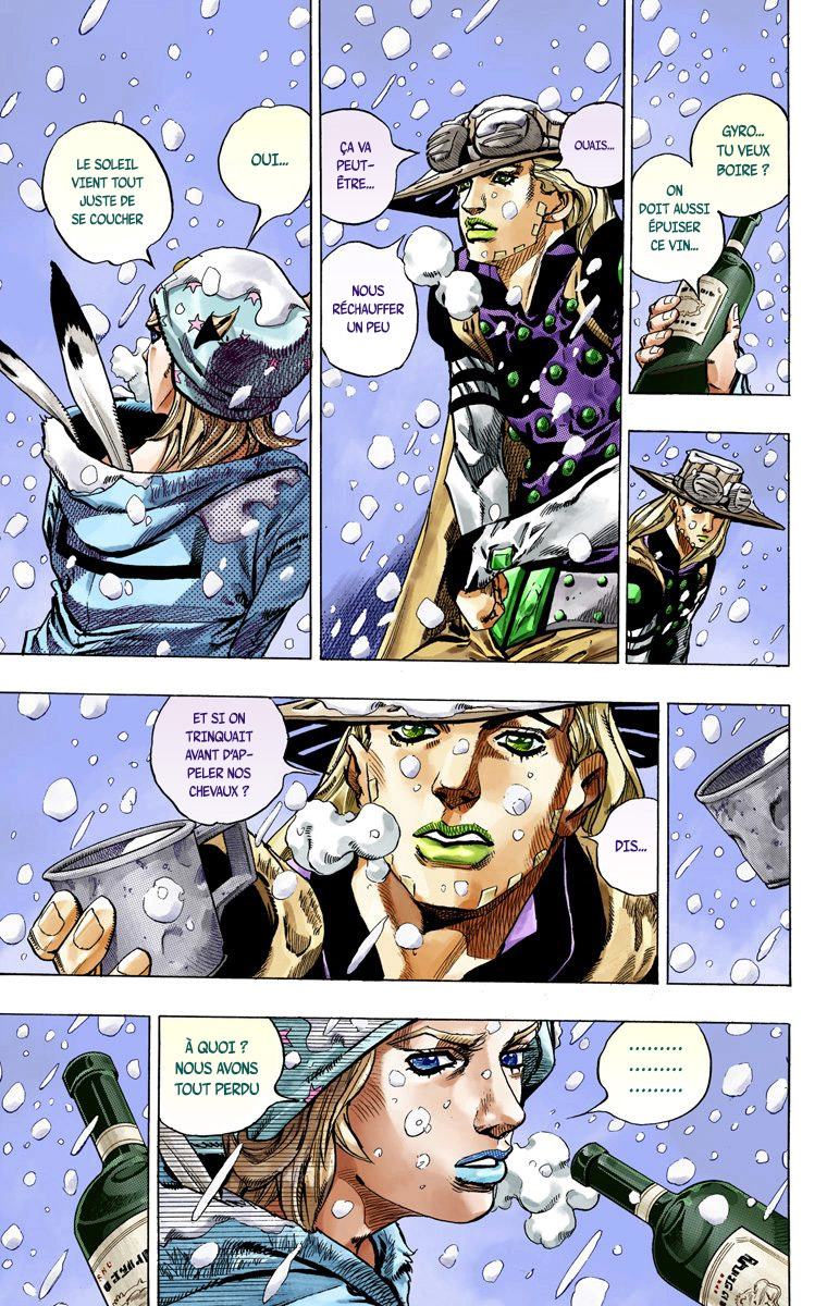 Read JoJo_s Bizarre Adventure Part 7 Steel Ball Run Official Colored FR Manga Online