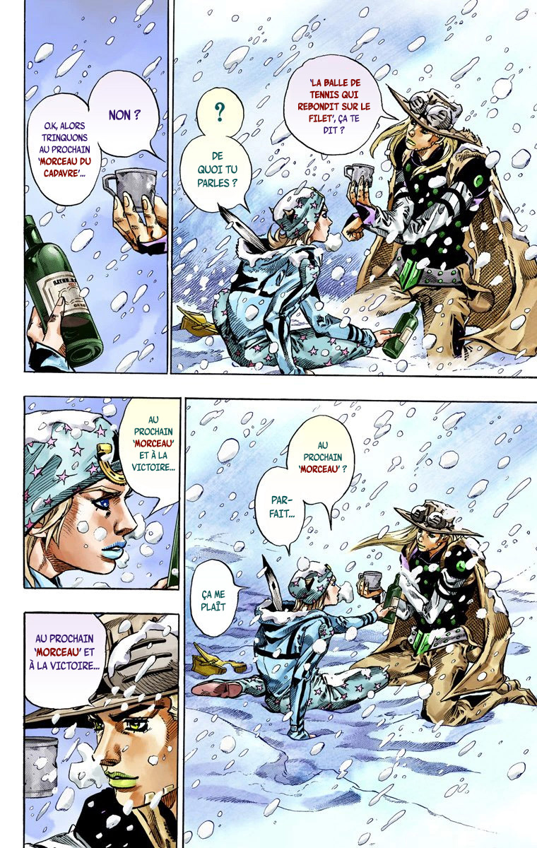 Read JoJo_s Bizarre Adventure Part 7 Steel Ball Run Official Colored FR Manga Online