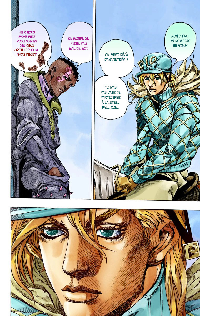 Read JoJo_s Bizarre Adventure Part 7 Steel Ball Run Official Colored FR Manga Online