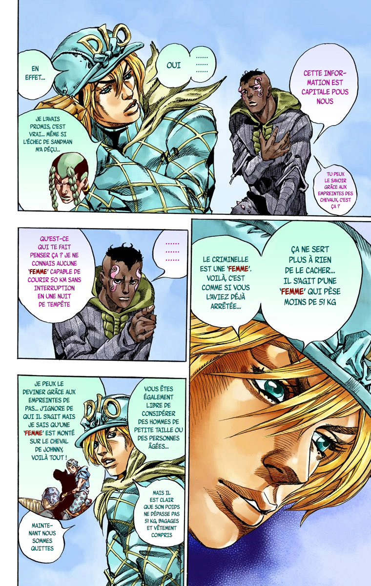 Read JoJo_s Bizarre Adventure Part 7 Steel Ball Run Official Colored FR Manga Online