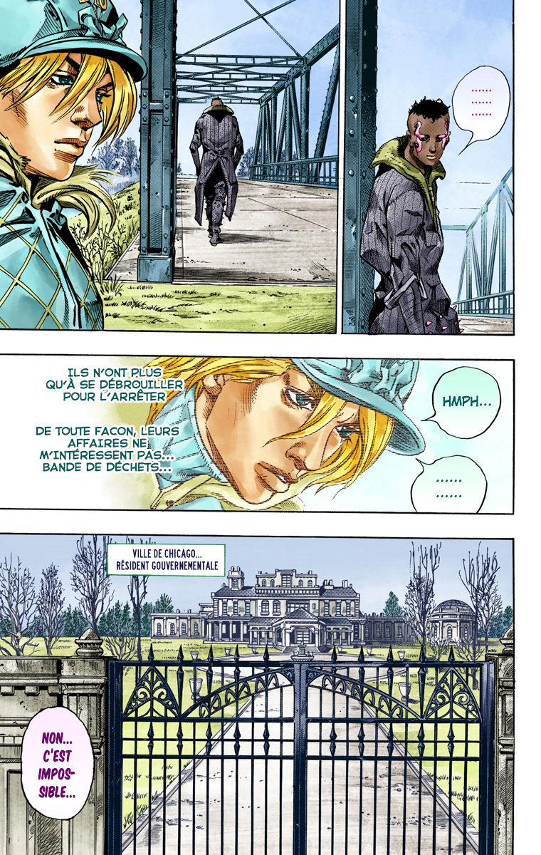Read JoJo_s Bizarre Adventure Part 7 Steel Ball Run Official Colored FR Manga Online