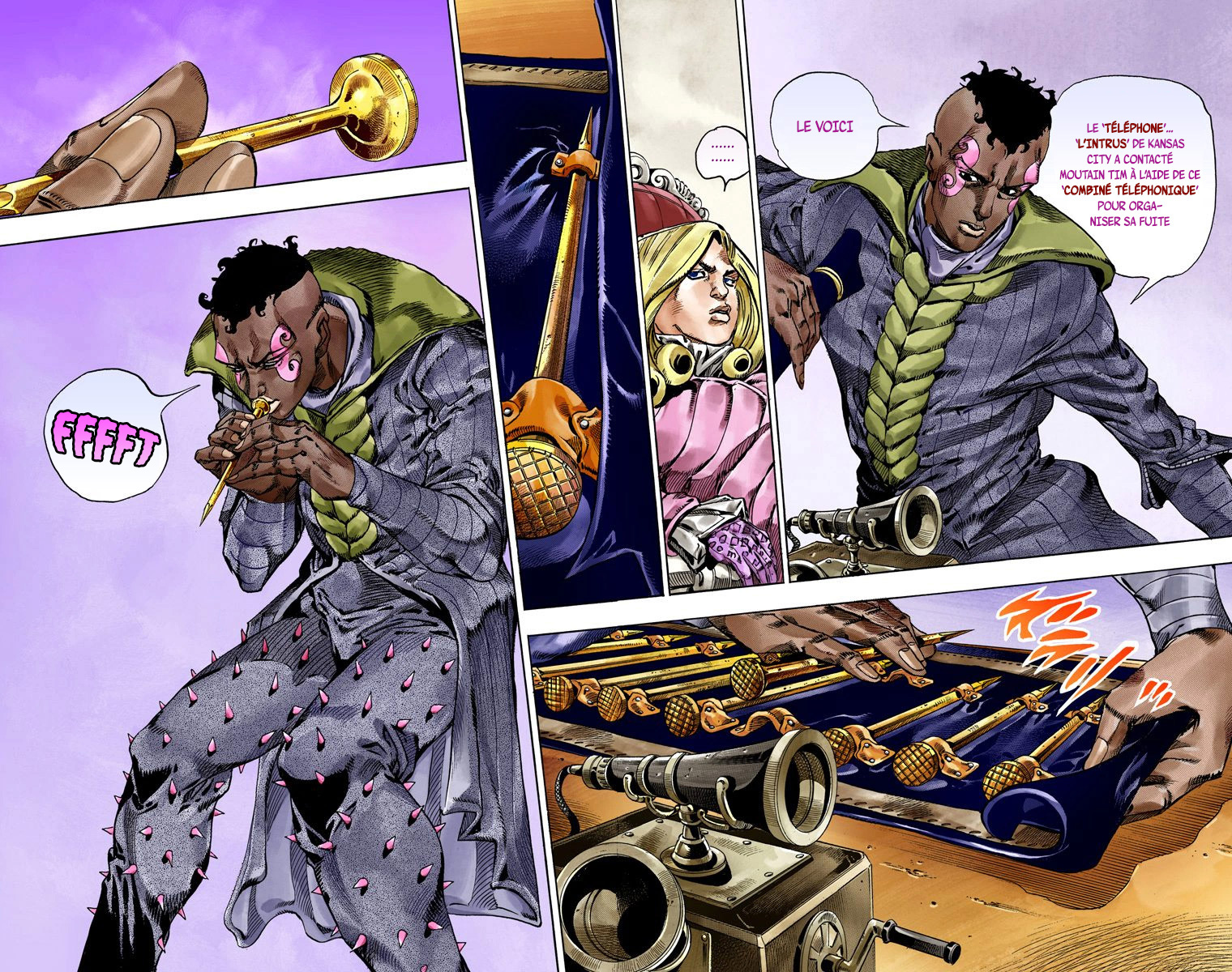 Read JoJo_s Bizarre Adventure Part 7 Steel Ball Run Official Colored FR Manga Online