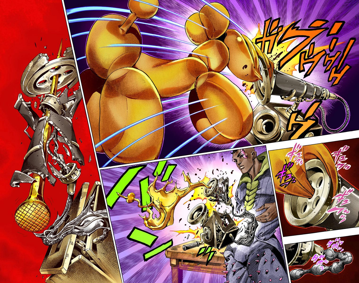Read JoJo_s Bizarre Adventure Part 7 Steel Ball Run Official Colored FR Manga Online