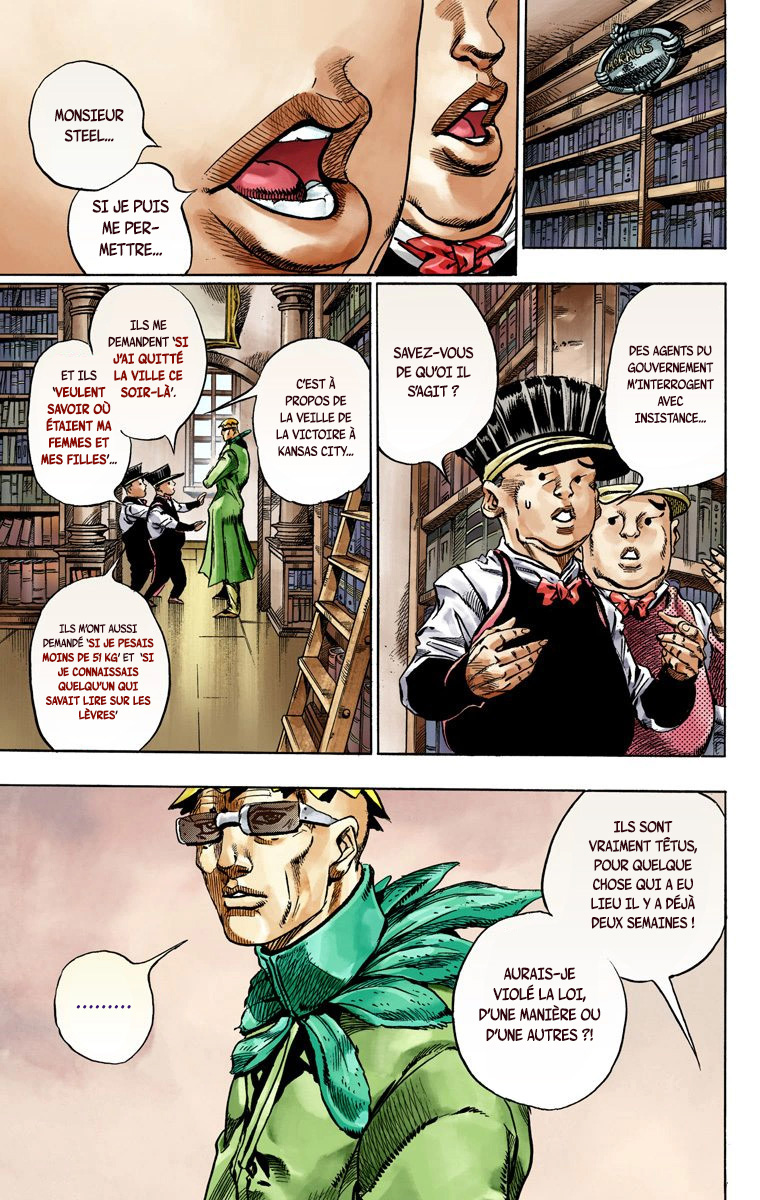 Read JoJo_s Bizarre Adventure Part 7 Steel Ball Run Official Colored FR Manga Online