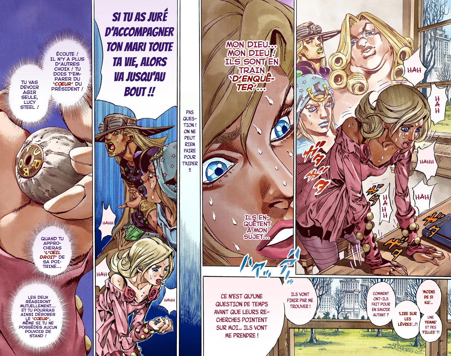 Read JoJo_s Bizarre Adventure Part 7 Steel Ball Run Official Colored FR Manga Online
