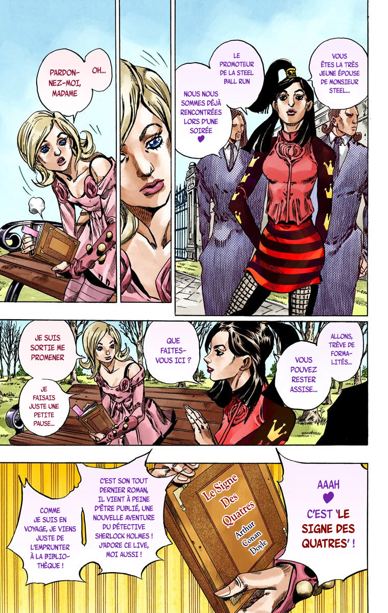 Read JoJo_s Bizarre Adventure Part 7 Steel Ball Run Official Colored FR Manga Online