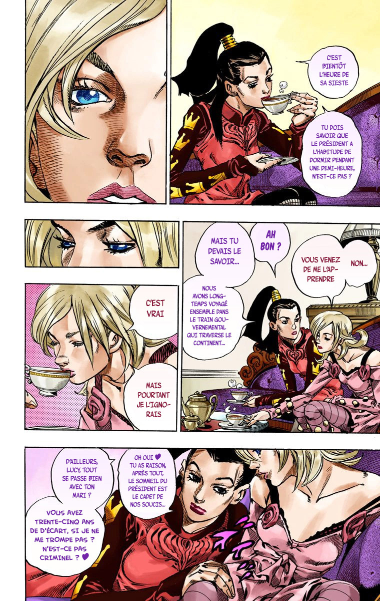 Read JoJo_s Bizarre Adventure Part 7 Steel Ball Run Official Colored FR Manga Online
