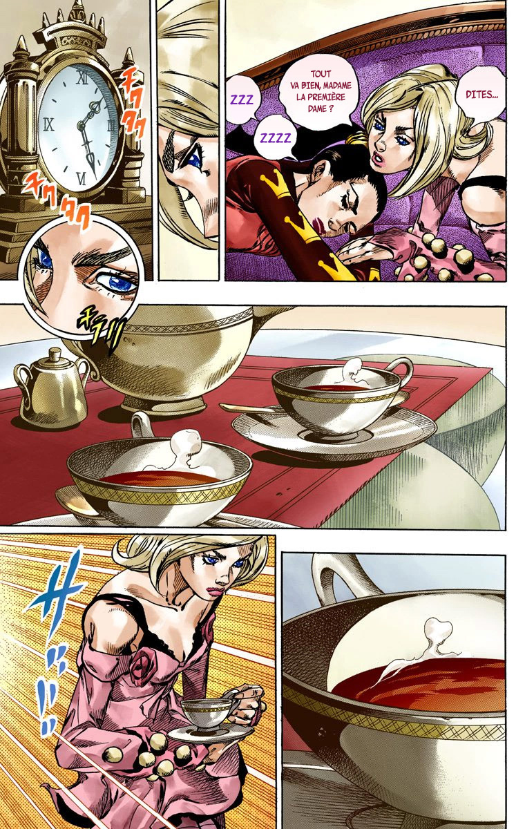 Read JoJo_s Bizarre Adventure Part 7 Steel Ball Run Official Colored FR Manga Online