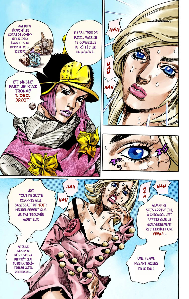 Read JoJo_s Bizarre Adventure Part 7 Steel Ball Run Official Colored FR Manga Online