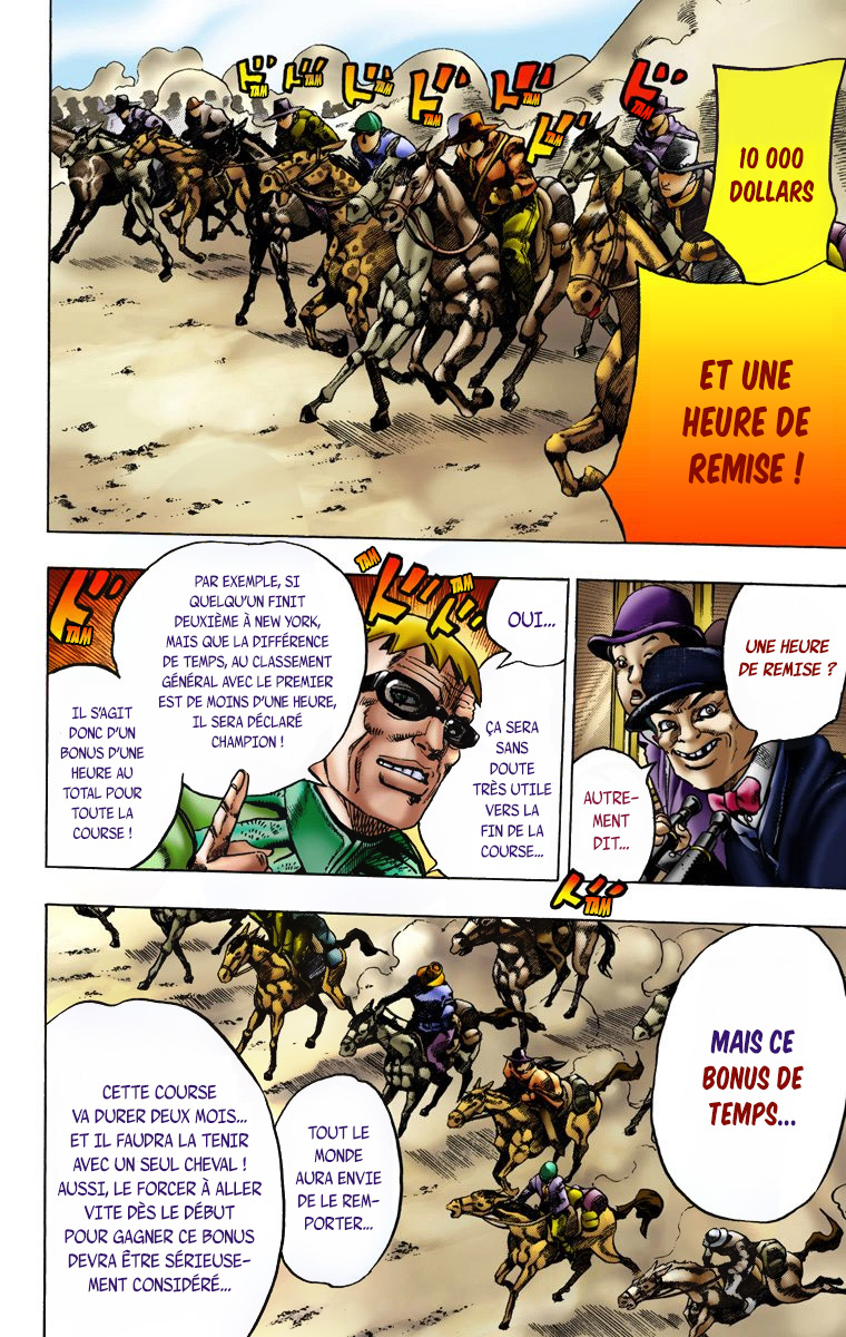 Read JoJo_s Bizarre Adventure Part 7 Steel Ball Run Official Colored FR Manga Online