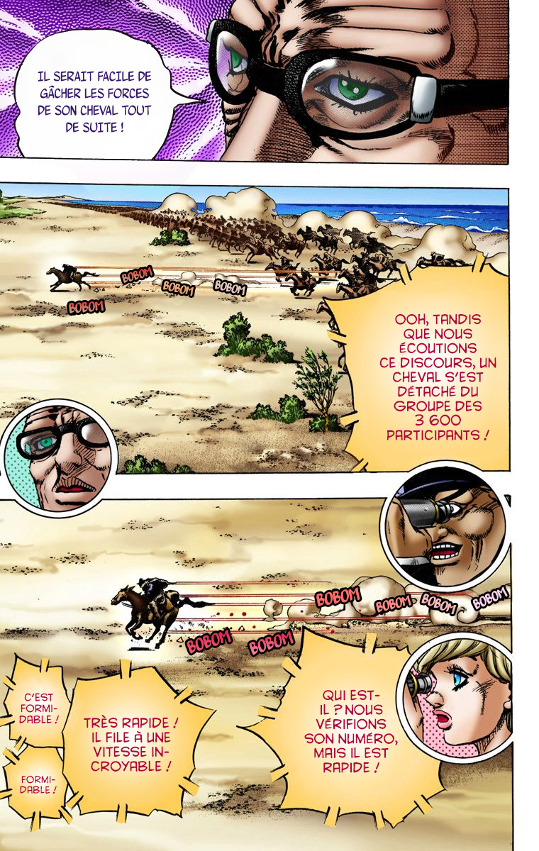 Read JoJo_s Bizarre Adventure Part 7 Steel Ball Run Official Colored FR Manga Online