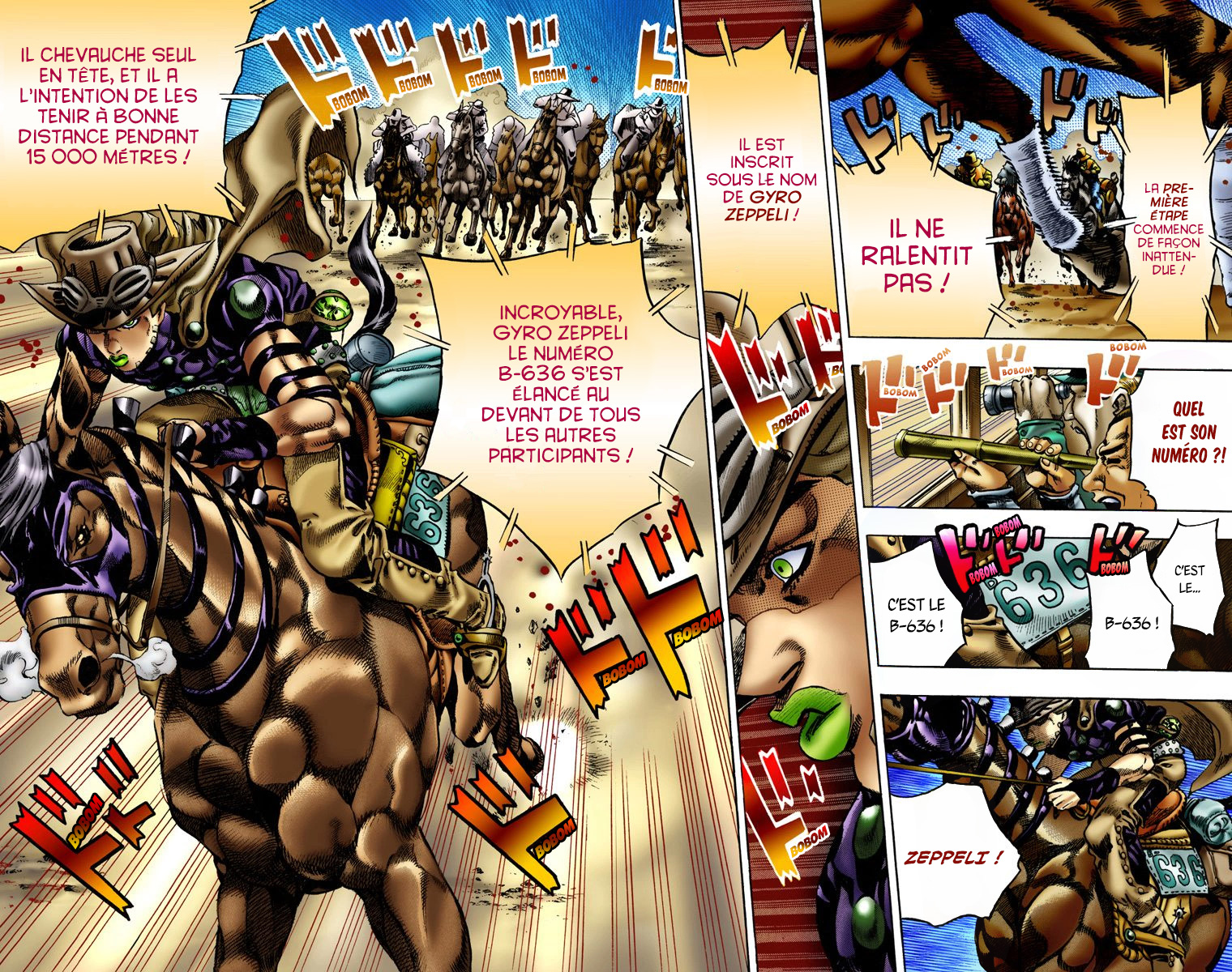Read JoJo_s Bizarre Adventure Part 7 Steel Ball Run Official Colored FR Manga Online