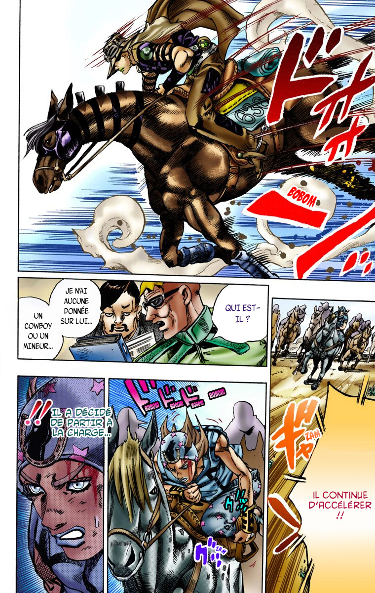 Read JoJo_s Bizarre Adventure Part 7 Steel Ball Run Official Colored FR Manga Online