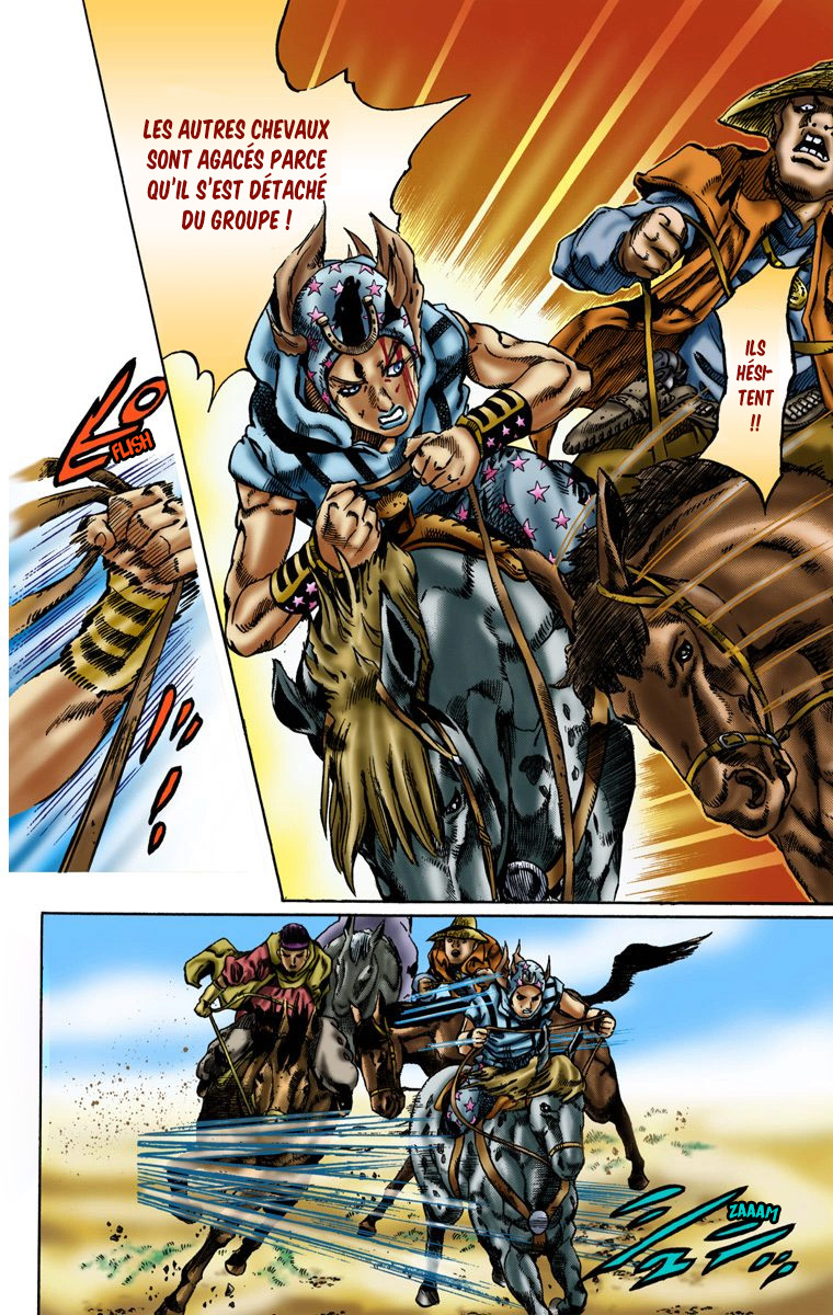 Read JoJo_s Bizarre Adventure Part 7 Steel Ball Run Official Colored FR Manga Online