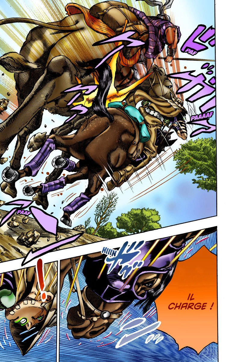 Read JoJo_s Bizarre Adventure Part 7 Steel Ball Run Official Colored FR Manga Online