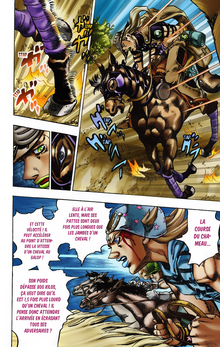 Read JoJo_s Bizarre Adventure Part 7 Steel Ball Run Official Colored FR Manga Online