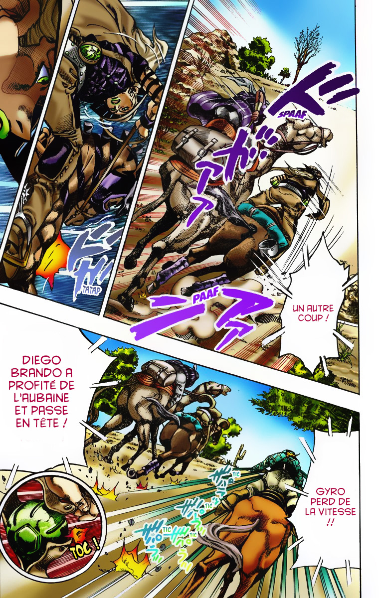 Read JoJo_s Bizarre Adventure Part 7 Steel Ball Run Official Colored FR Manga Online