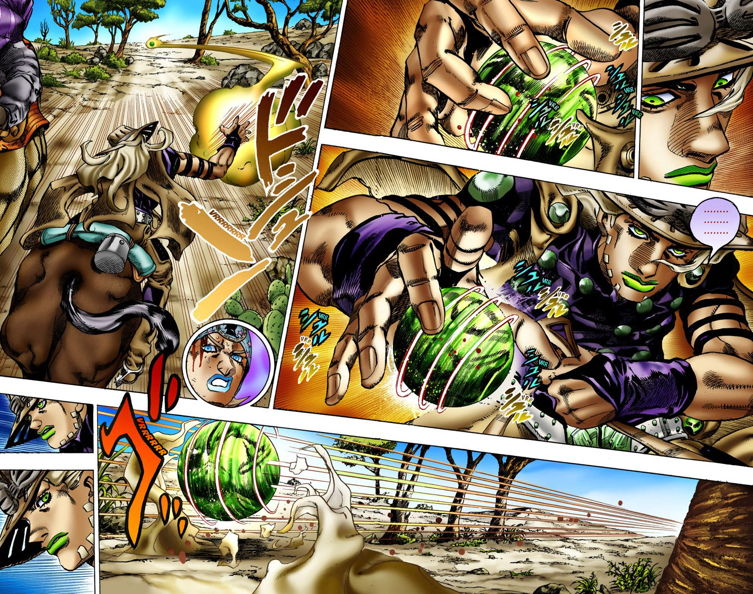 Read JoJo_s Bizarre Adventure Part 7 Steel Ball Run Official Colored FR Manga Online