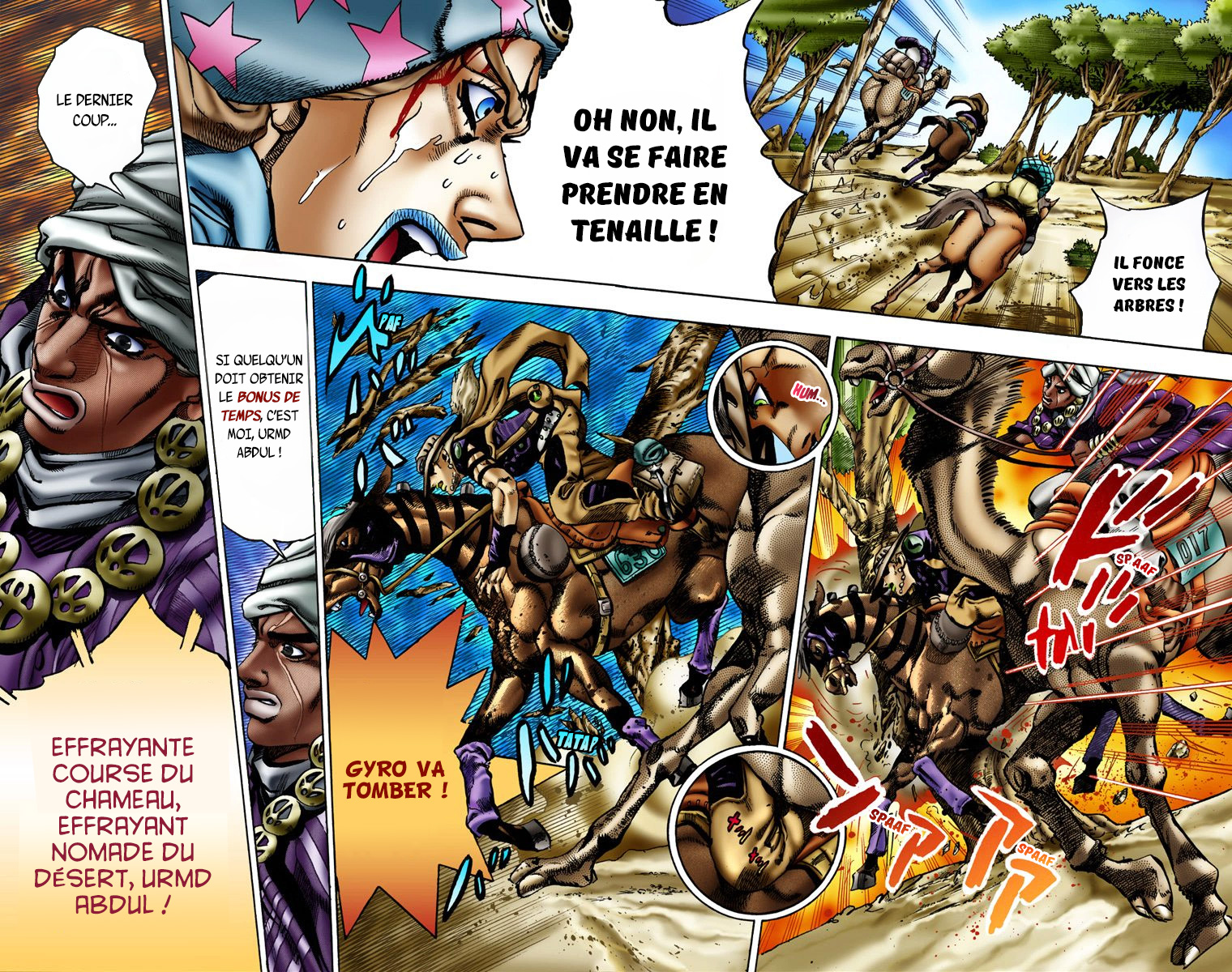 Read JoJo_s Bizarre Adventure Part 7 Steel Ball Run Official Colored FR Manga Online