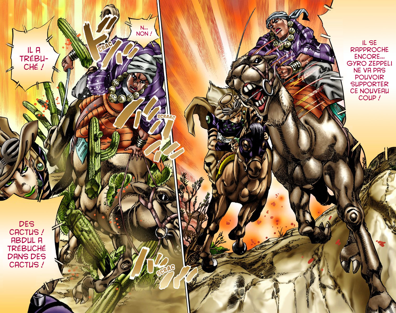 Read JoJo_s Bizarre Adventure Part 7 Steel Ball Run Official Colored FR Manga Online