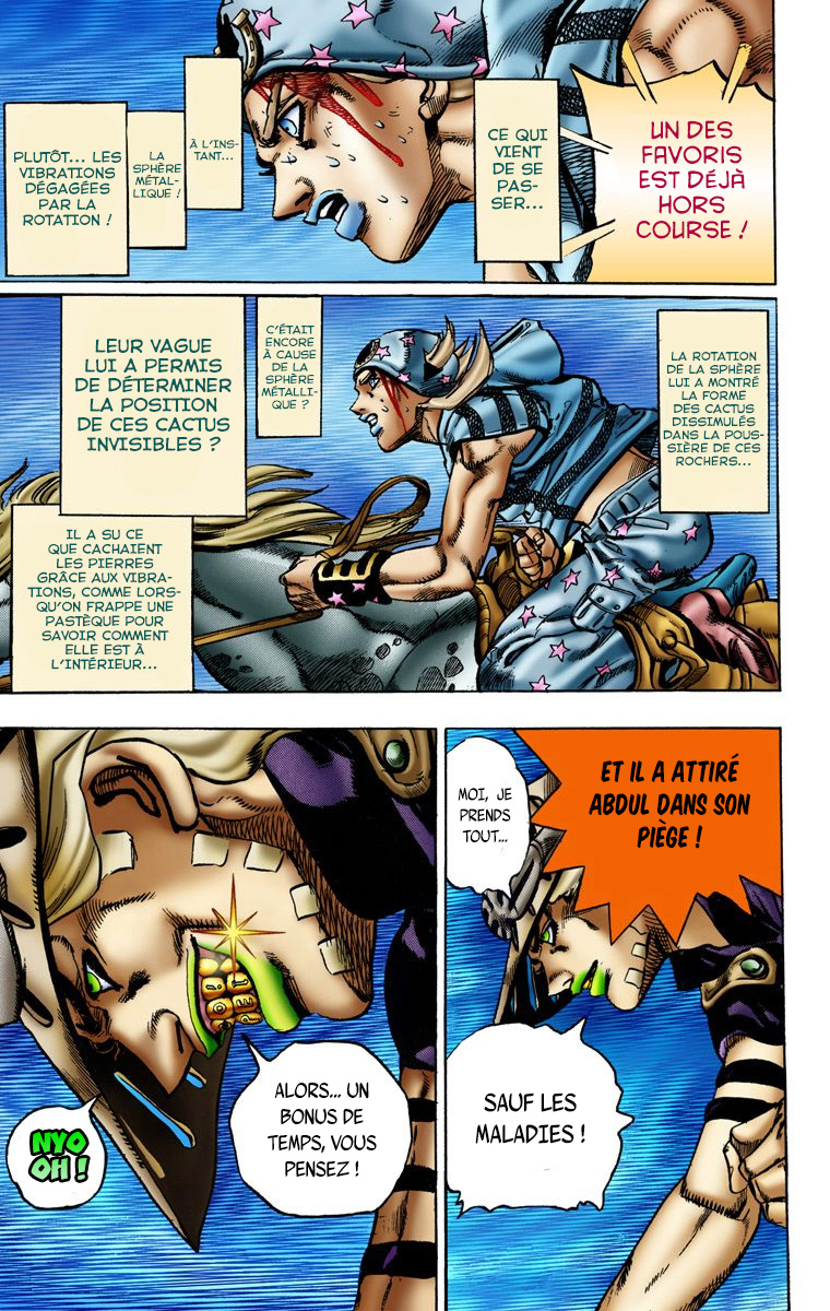 Read JoJo_s Bizarre Adventure Part 7 Steel Ball Run Official Colored FR Manga Online
