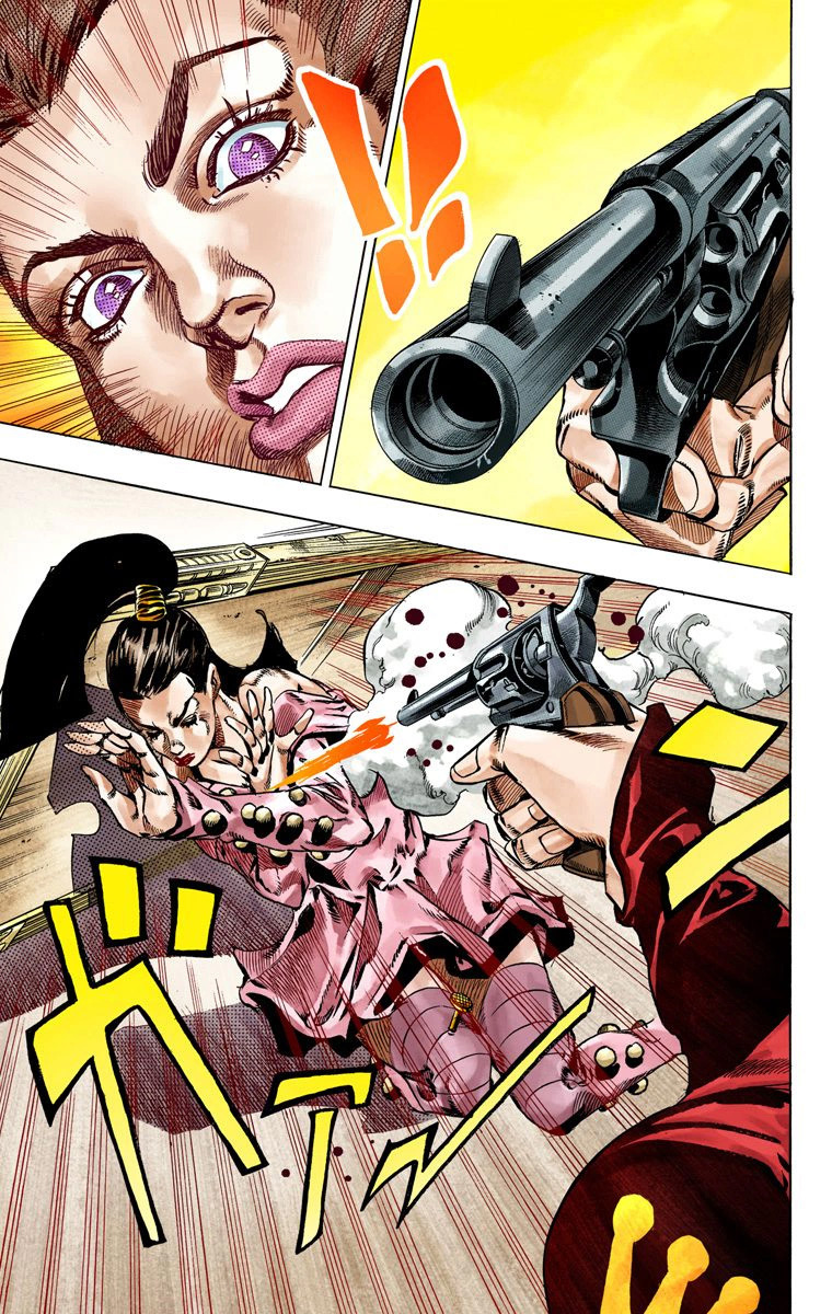 Read JoJo_s Bizarre Adventure Part 7 Steel Ball Run Official Colored FR Manga Online