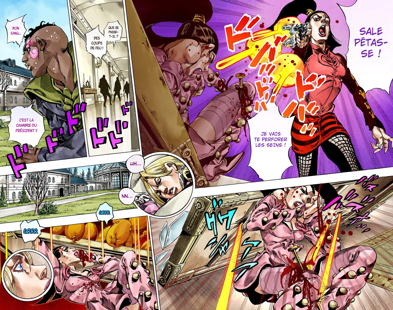 Read JoJo_s Bizarre Adventure Part 7 Steel Ball Run Official Colored FR Manga Online
