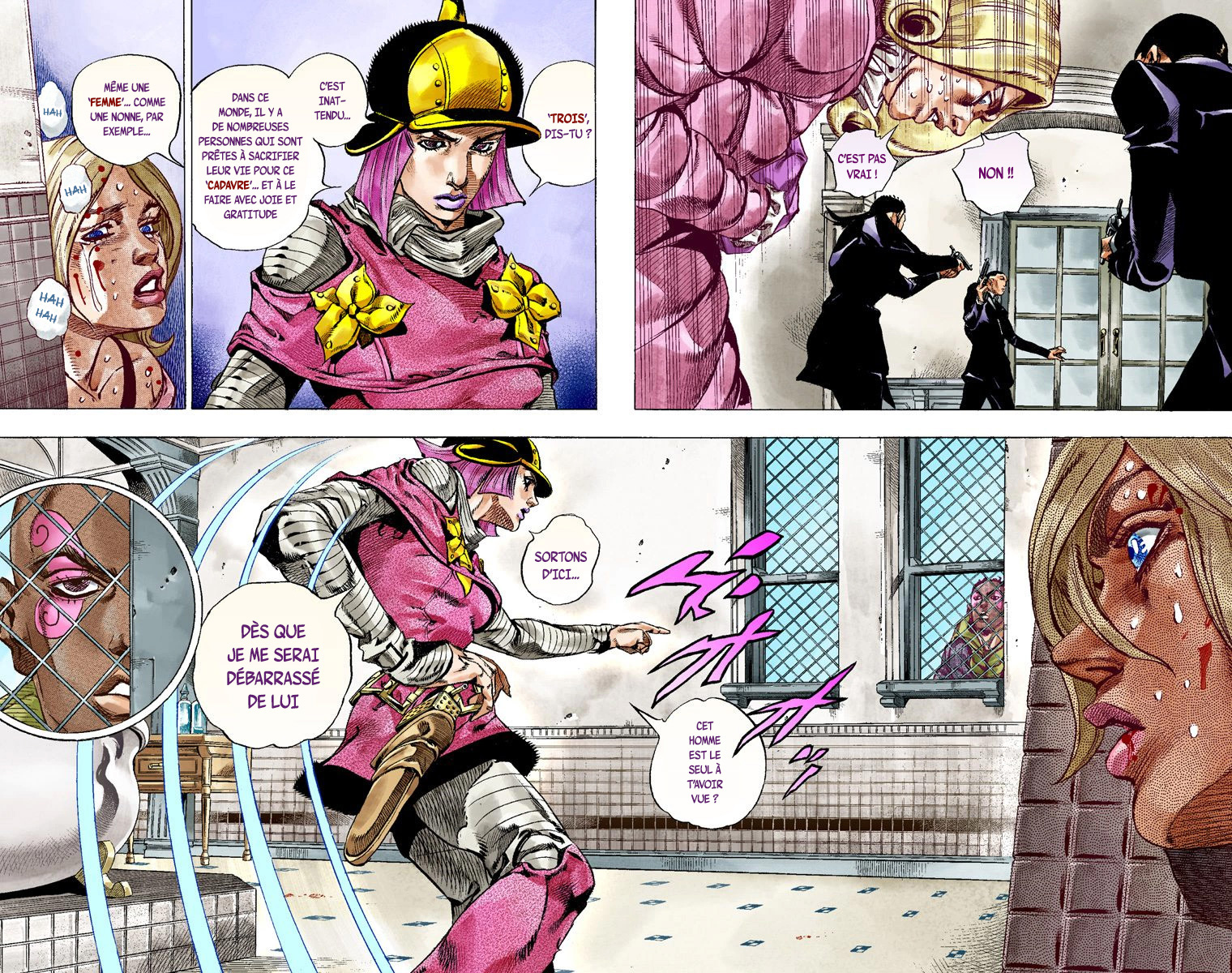 Read JoJo_s Bizarre Adventure Part 7 Steel Ball Run Official Colored FR Manga Online