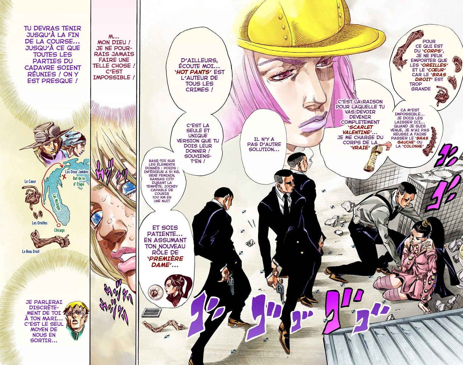Read JoJo_s Bizarre Adventure Part 7 Steel Ball Run Official Colored FR Manga Online
