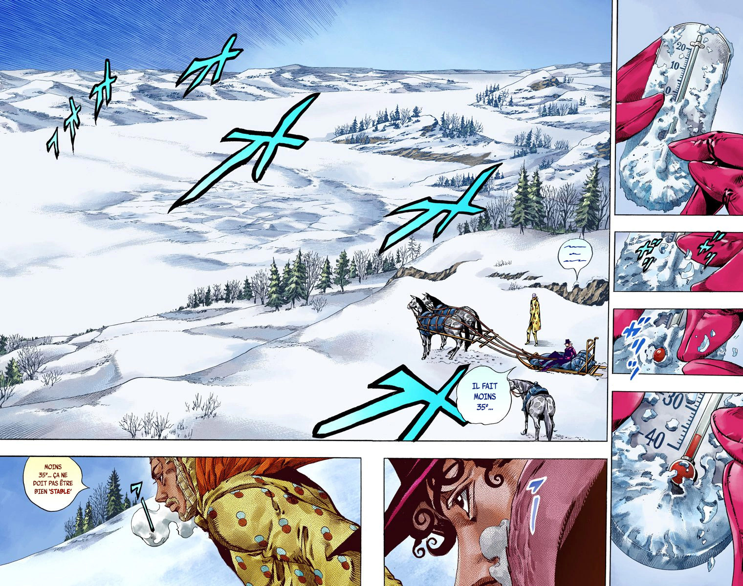 Read JoJo_s Bizarre Adventure Part 7 Steel Ball Run Official Colored FR Manga Online
