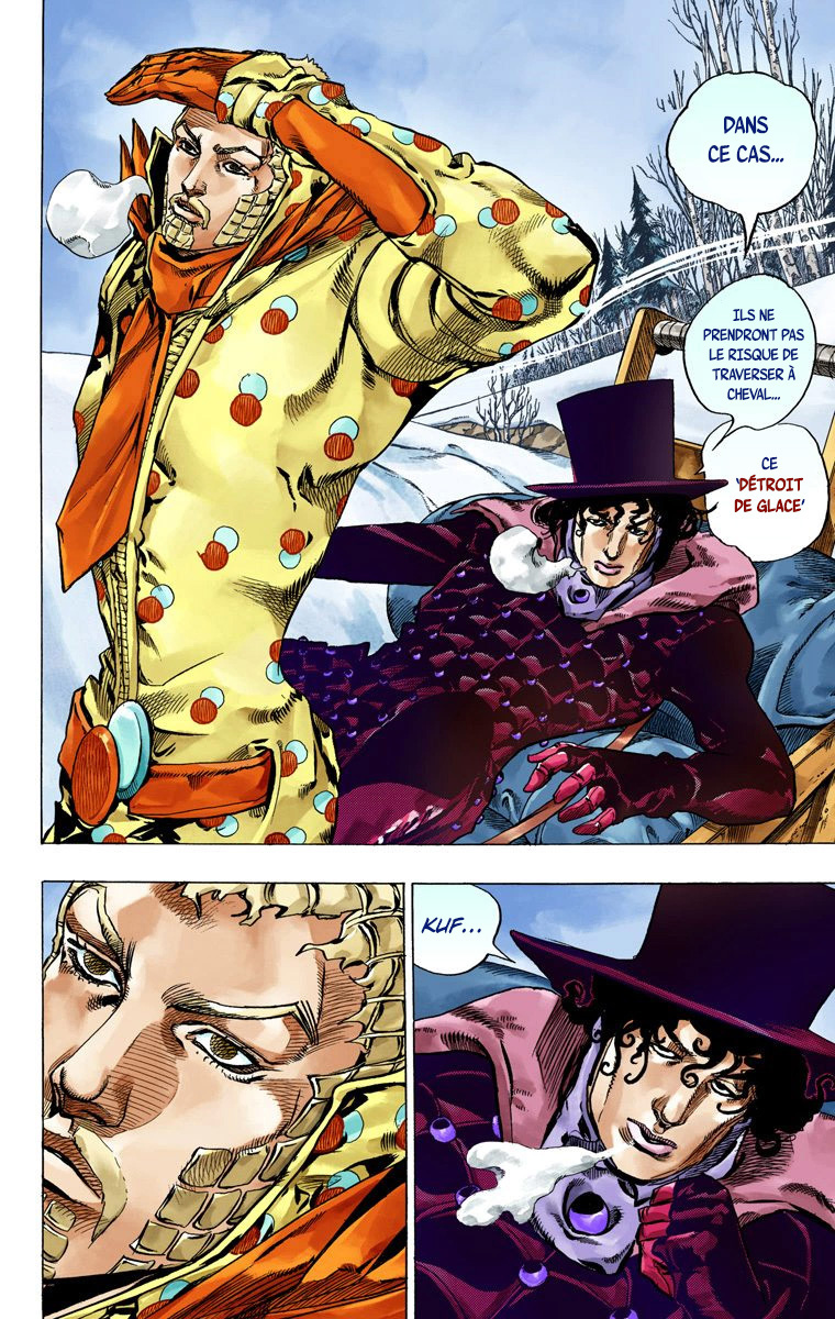 Read JoJo_s Bizarre Adventure Part 7 Steel Ball Run Official Colored FR Manga Online