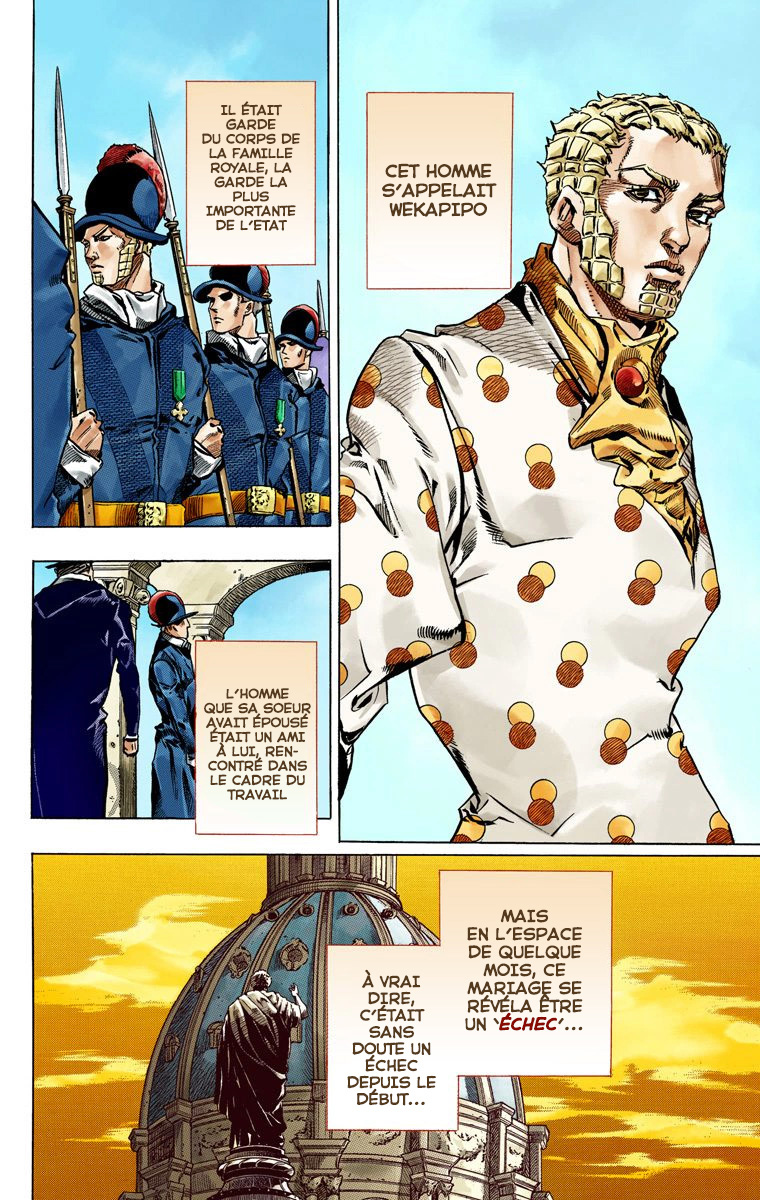 Read JoJo_s Bizarre Adventure Part 7 Steel Ball Run Official Colored FR Manga Online