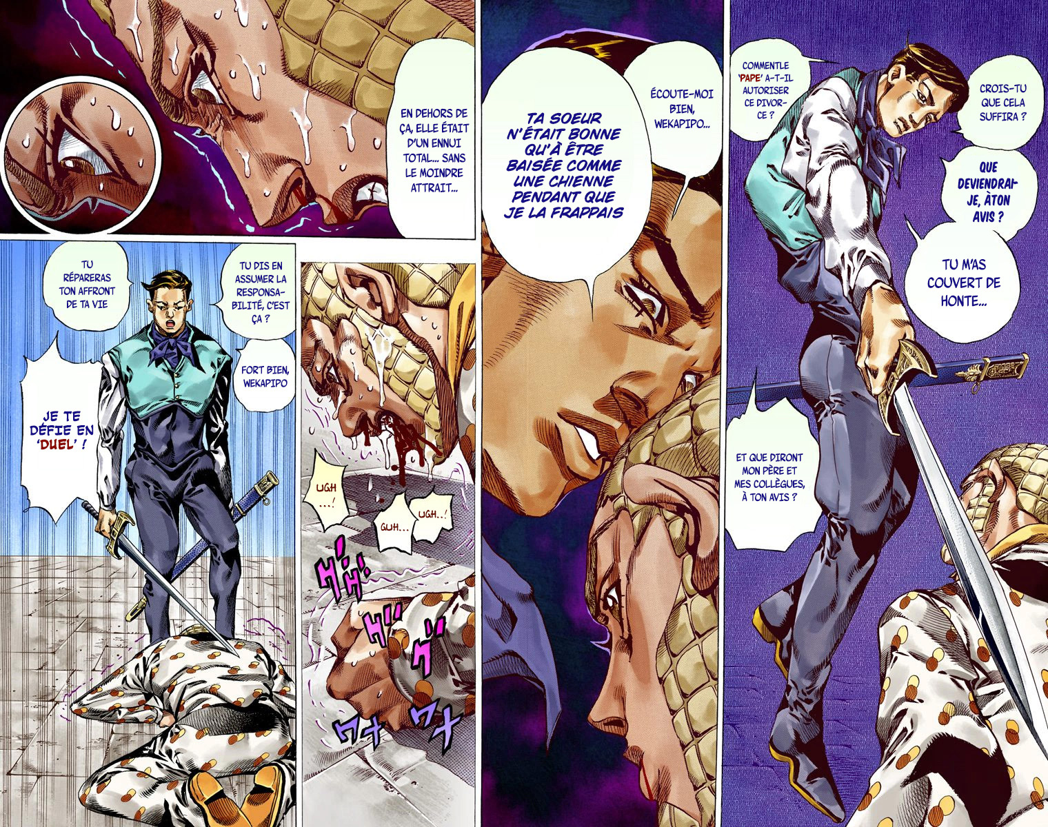 Read JoJo_s Bizarre Adventure Part 7 Steel Ball Run Official Colored FR Manga Online